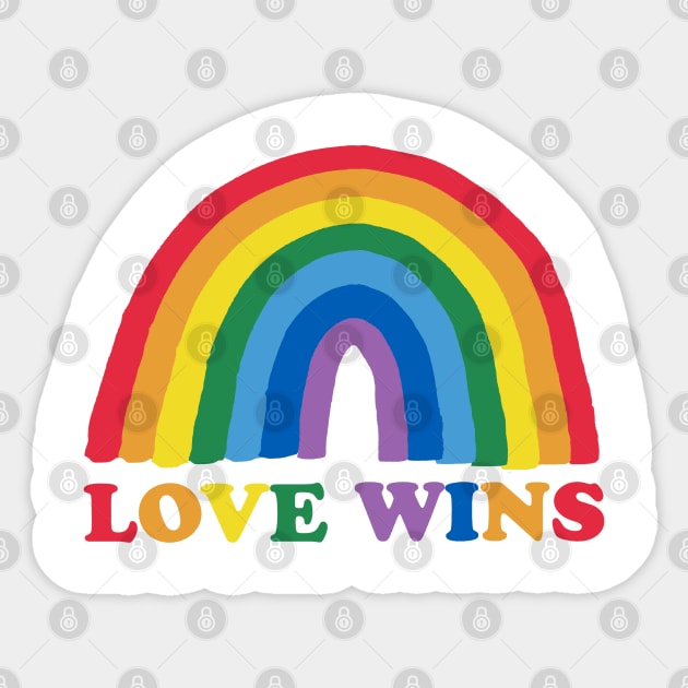 love wins Sticker by Amberstore